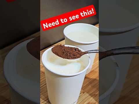 Very cool trick! #science #reels #shorts #fyp #parents #tricks #coco #milk #easyscience #trending #f