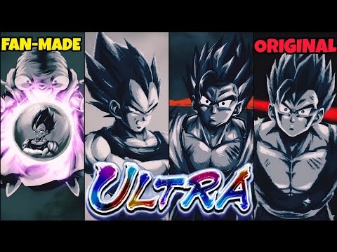 FAN-MADE VS ORIGINAL INK BRUSH ANIMATIONS!! [Dragon Ball Legends]