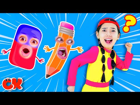 Funny Drawing Pencil VS Eraser | Kids Song & More | Chiki Chaka