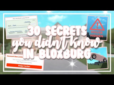 30 SECRETS You Didn't Know in Bloxburg (Roblox)