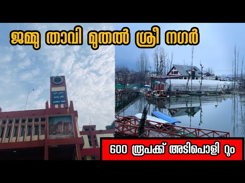 കശ്മീരിൽ 600 ₹ മുതൽ അടിപൊളി റൂം കിട്ടുന്ന സ്ഥലം | jammu tawi to srinagar bus