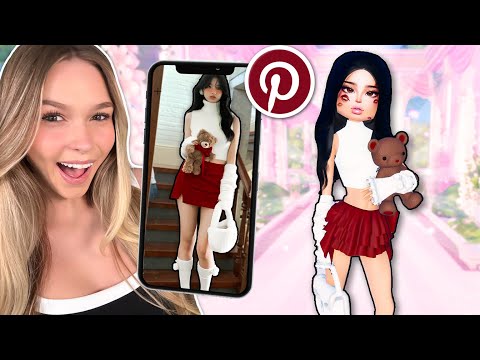 Recreating PINTEREST Outfits in Dress to Impress