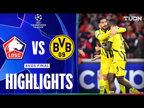 HIGHLIGHTS - Lille vs Borussia Dortmund | UEFA Champions League 24/25 | TUDN