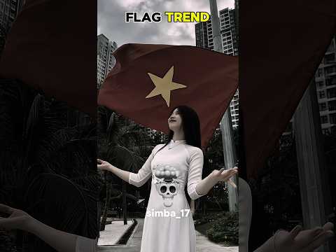 Flag trend #trollface #edit #shorts