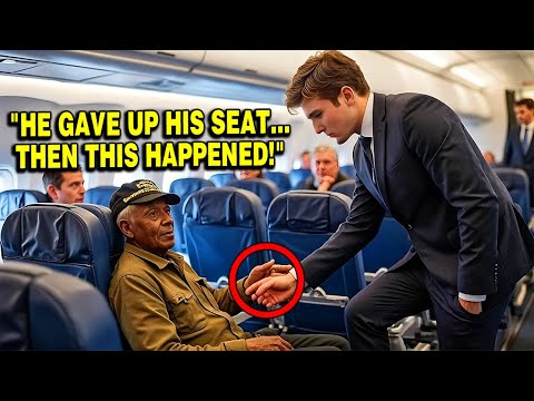 Barron Trump Gives Up First Class Seat For Veteran, Then The Unbelievable Happened!