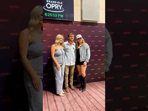 Opry NextStage alum @ConnerSmith hosted two lucky fans backstage to celebrate his new fan club!