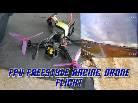 FPV Freestyle Racing Drone flight