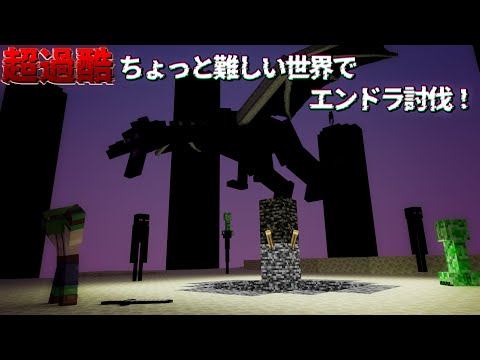 ちょっと難しい世界でエンドラ討伐！！[マイクラ]