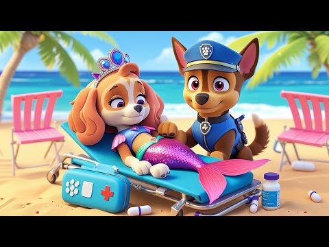 Paw Patrol Ultimate Rescue | SKYE Mermaid Is Sick ! Please Get Well !!| Happy Life Story | Rainbow 3