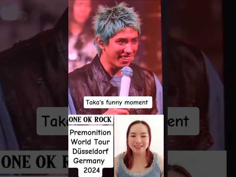 ONE OK ROCK [Taka's funny moment in Germany 2024] #oneokrock #taka  #worldtour2024 #shorts #trending