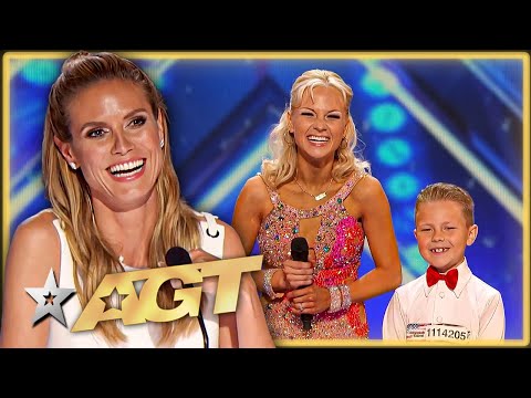 ADORABLE Mother and Son Duo Dance on America's Got Talent!