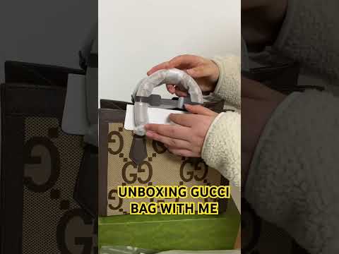 UNBOXING GUCCI BAG WITH ME😍😍 #boujeeonabudget