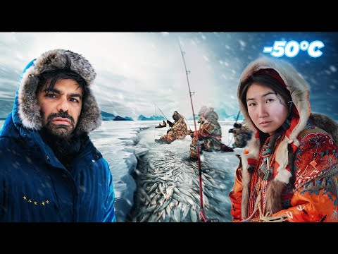 Ice fishing in the COLDEST inhabited place in the world