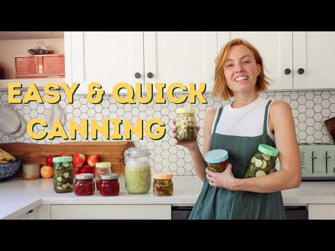 How I Can Jam, Pickles & More In Minutes | Refrigerator Canning