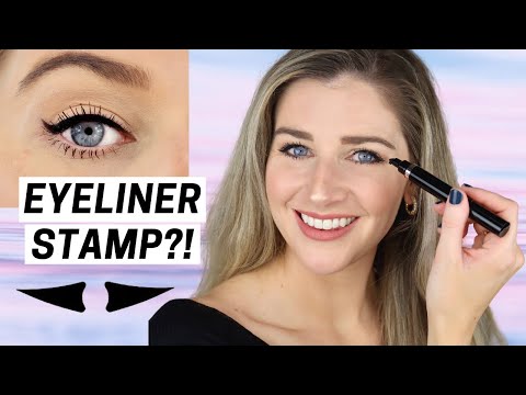 WINGED EYELINER STAMP TUTORIAL & REVIEW | Quick & Easy Perfect Liner Every Single Time