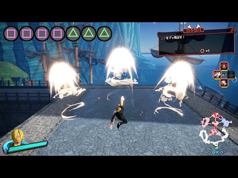 ONE PIECE Pirate Warriors 4 - SANJI Complete Moveset