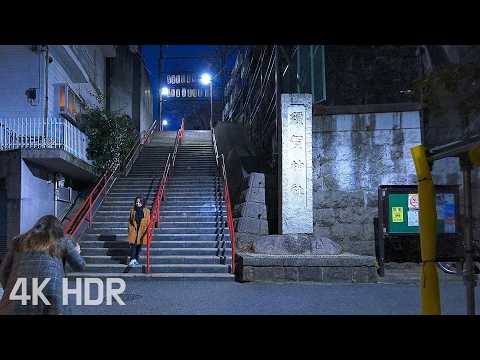 Shinjuku to Minato Night Walk in the Crisp Winter Air | Tokyo, Japan | 4K/HDR