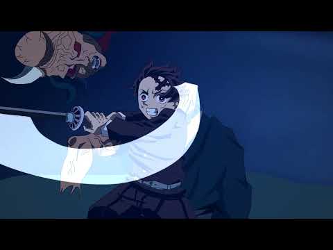 Tanjiro vs Hantengu kimetsu no yaiba season 3 fan animation