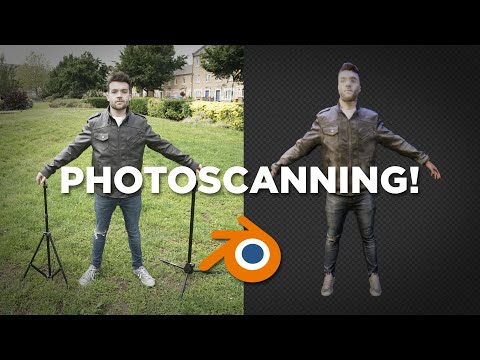 Photoscanning Myself! Blender 2.9 and Meshroom