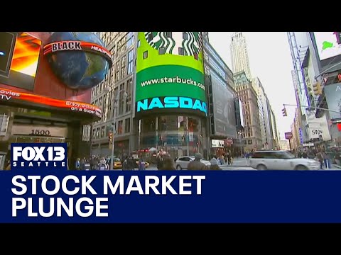 Stocks plunge as recession fears mount | FOX 13 Seattle