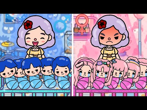 Boy Family Vs Girl Family Challenge | Toca Life Story |Toca Boca