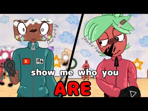 🧁《"show me who you are."》🍓 //dandys world animation meme x squid games // #rainymellie