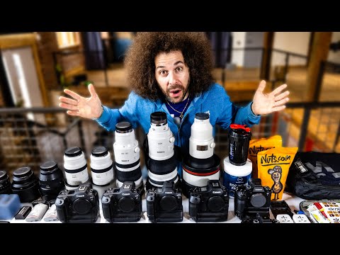 OVERKILL or PERFECT?! What’s In MY Camera Bag - 2024 African Photo Safari Edition (R1 or a1 II or…?)