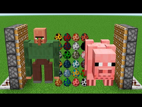 Big Villager + all eggs minecraft + Big Pig combined?