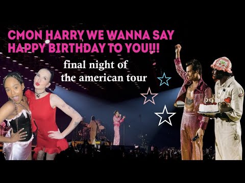 harry's birthslay bash in palm springs (love on tour acisure arena night 2)