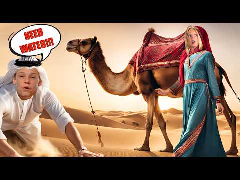 SURVIVING 24 HOURS in the Arabian DESERT! The Ninja Fam