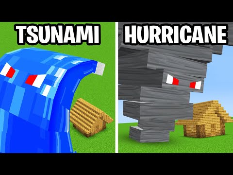 Minecraft but Natural Disasters Get Worse...