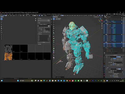 【ロボットモデリング】blender作業配信 #最終回