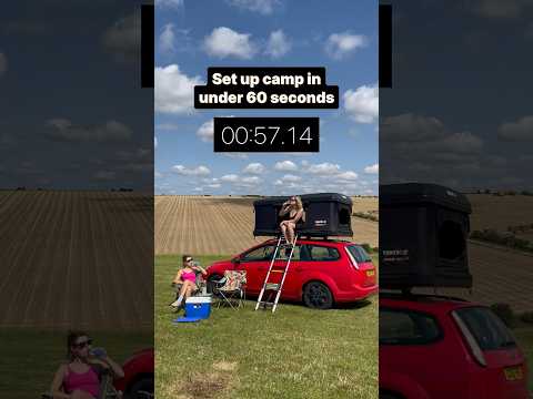 Can you set up camp in less than 60 seconds? ⏱🏕 #TentBox