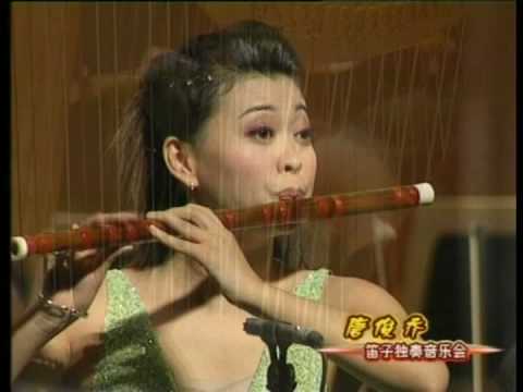 Chinese bamboo flute: Three Variations on Plum Blossom 唐俊喬笛子演奏：梅花三弄