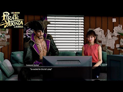 Majima Plays Virtua Fighter 3 On Live Stream All Reactions - Like a Dragon Pirate Yakuza in Hawaii