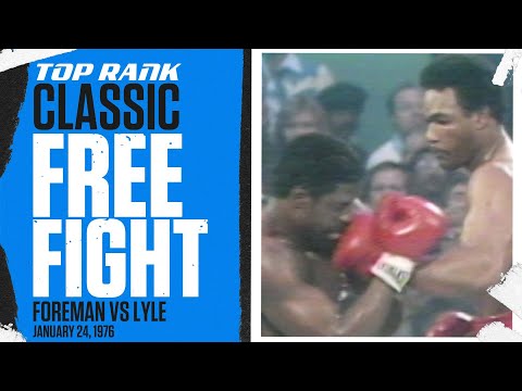 George Foreman vs Ron Lyle  | JAN 24, 1976 | 1976 Fight Of The Year