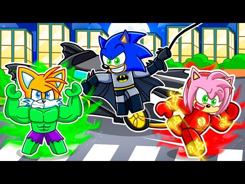 Having A SUPERHERO FAMILY In Roblox DRIVING EMPIRE!