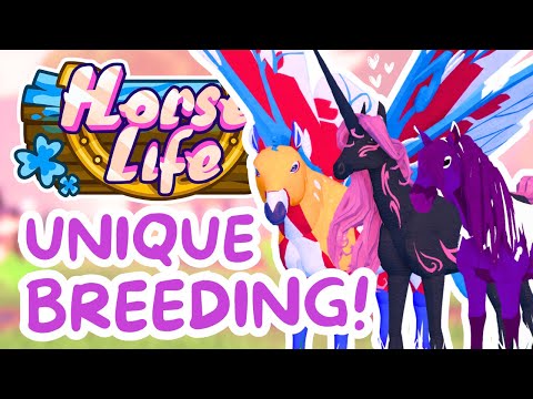 Breeding UNIQUE Coat Colors! 🌟 Horse Life 🌟 Roblox Horse Game