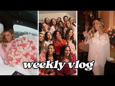 Weekly Vlog! Girls night, photoshoots, cooking