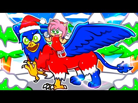 Playing as a PROTECTIVE SANTA BIRD in Feather Family!