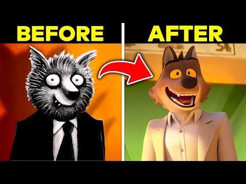 22 ANIMATED CHARACTERES That Were Completely Different!