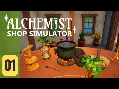 Alchemist Shop Simulator EP. 01 | We lost our memory but still have a shop to run!