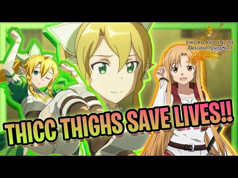 [SAO ARS] This Leafa.. SAVES LIVES!!/INSANE LUCK?!! - Sword Art Online Alicization Rising Steel