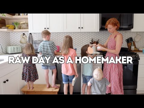 RAW Day As A Mom Of 5 | positive homemaking