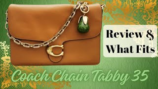 Coach Chain Tabby 35 - Full Review & What Fits