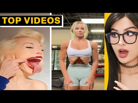 People With Unique Features On Tik Tok | SSSniperWolf