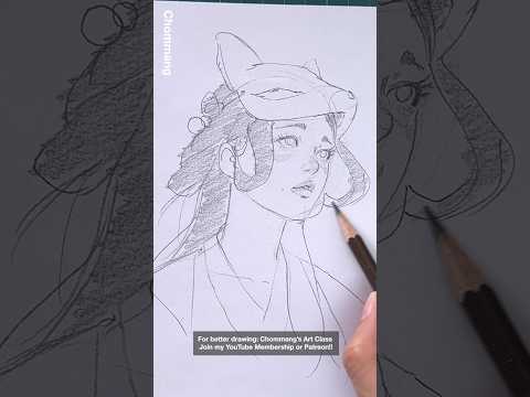 Sketching with 2B pencil (drawing routine s1-018)