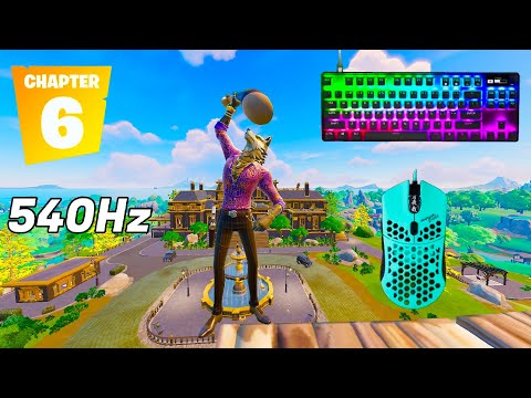 SteelSeries Apex Pro TKL ASMR 😴 Solo Gameplay 🏆 Satisfying Keyboard Fortnite 360 FPS 4K