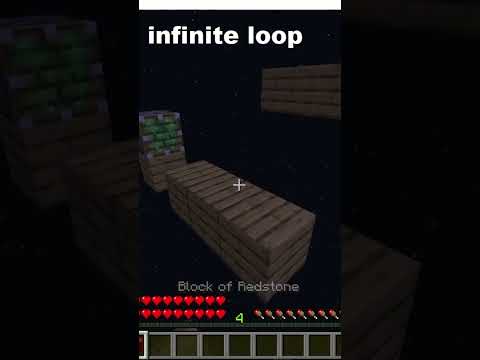 infinite loop! #minecraft