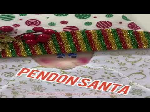 Pendon Navideño Santa Claus